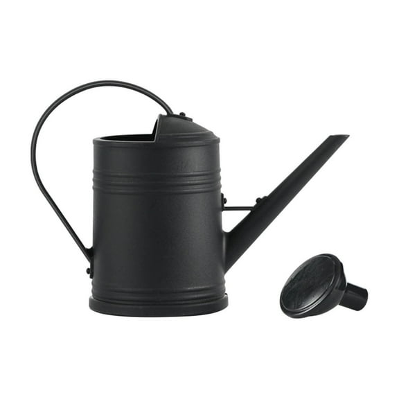Leojiow Watering Can For Indoor Flower Watering Can Plastic Water Can For Indoor Watering Can With Sprinkler Head Black 33X23X14Cm