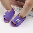 thumbnail image 2 of Linfrsh Sandals for Baby&Toddlers Comfort Soft Breathable Sole Kids Shoes Sandals for Toddler Girls(Purple,12-18 Months), 2 of 3