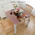 thumbnail image 2 of nygtbtfer Tablecloth, Dog Dressed up as Holding a Basket of Eggs Funny Animal Illustration, Dining Room Kitchen Table Cover,Multicolor, 2 of 7