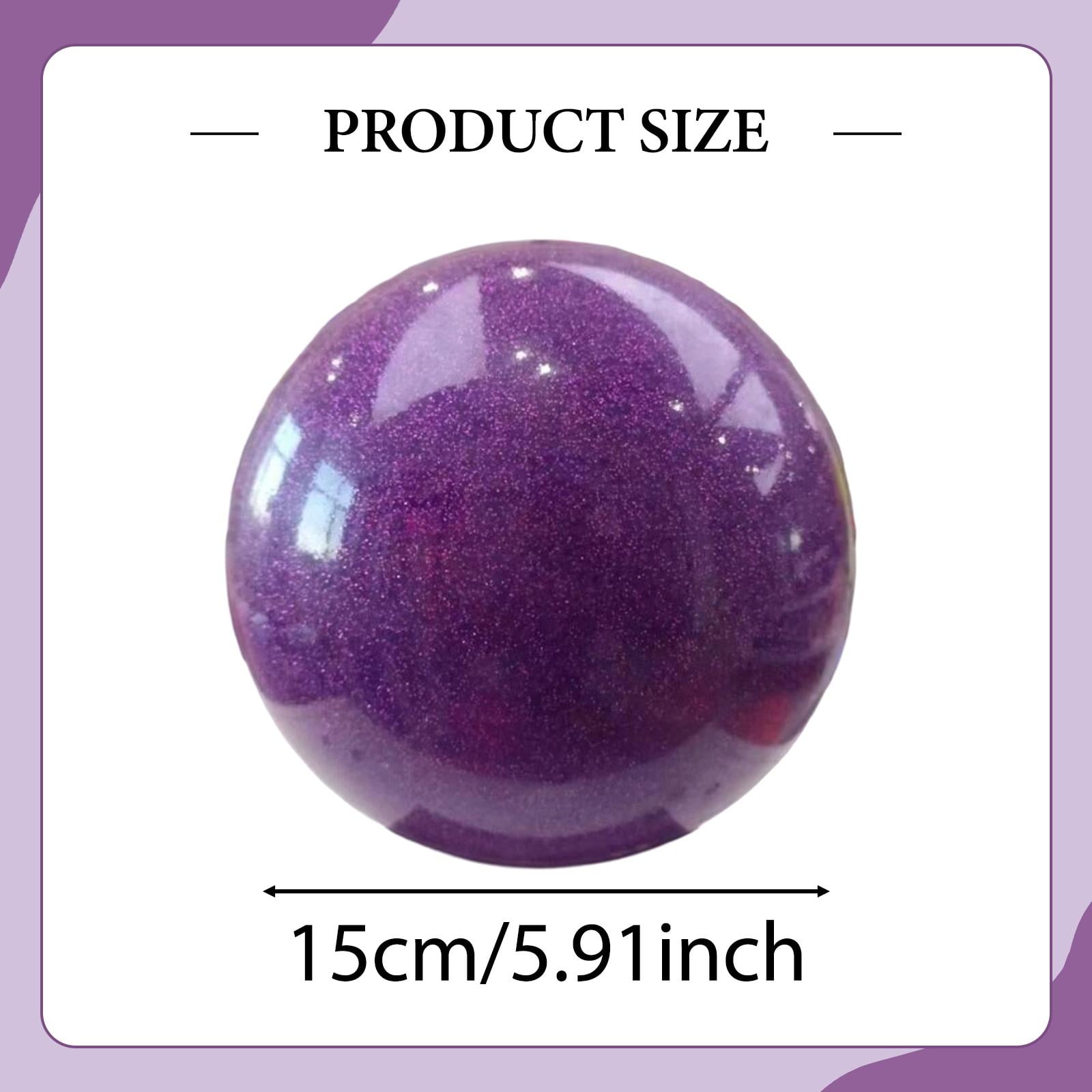 lacooooppia Rhythmic Gymnastic Ball Gym Equipment Comfortable Professional 5.91inch Small rhythmic Ball for Workout Gym Training Practice violet