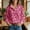 A1_Hot Pink, variant on Valentines Day Shirts Women Long Sleeve Puff Sleeve Graphic Pullover Top Half Button Stripe Ruffled Stand Collar Blouse V Neck Business Work Top Ruffle Collar Heart Sweatshirta4_red Xl
