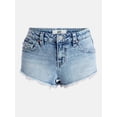 thumbnail image 5 of Madden NYC Women’s Frayed Denim Shorts, Sizes 00-18, 5 of 5