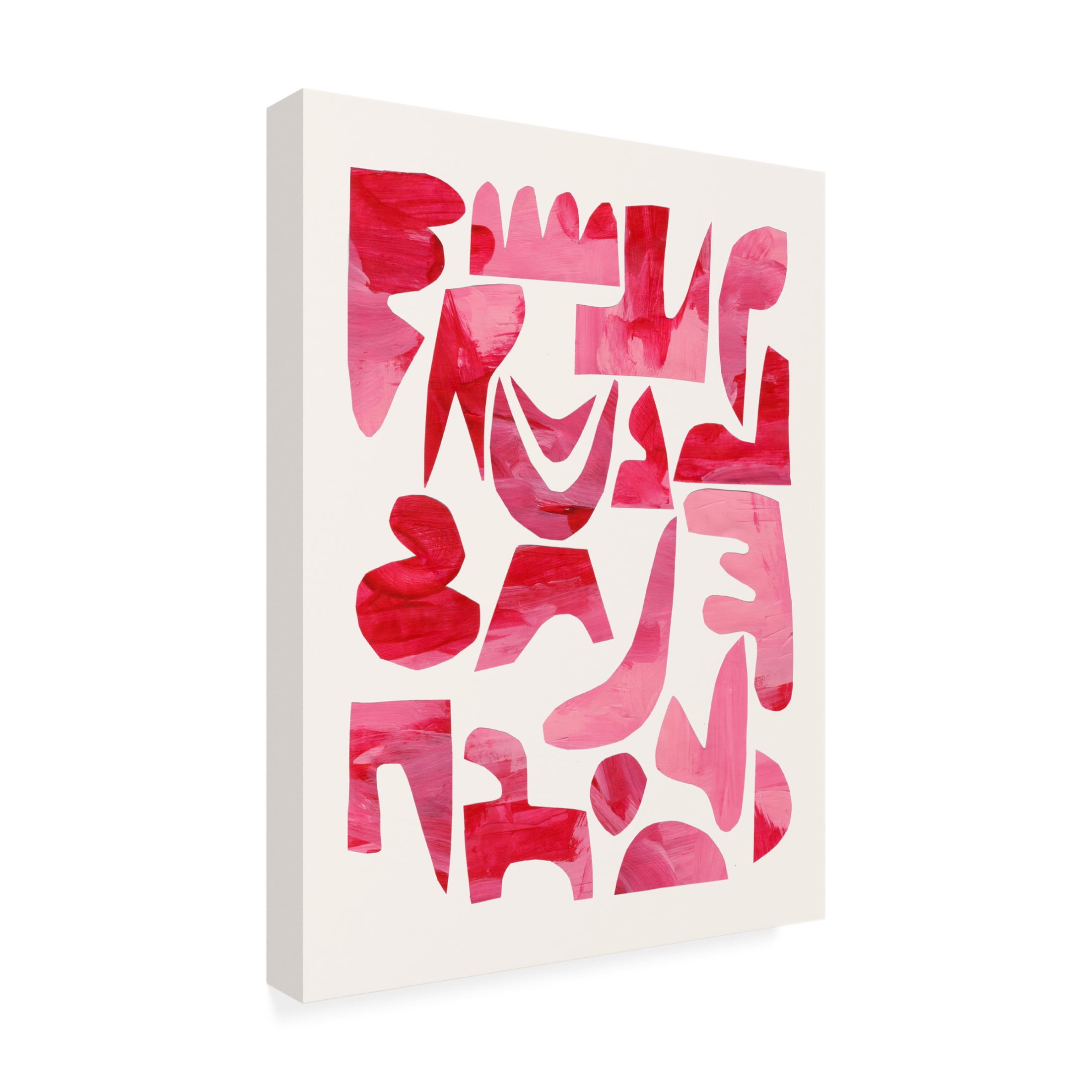 Trademark Fine Art Ejaaz Haniff  Pink Kiss Pieces Canvas Wall Art
