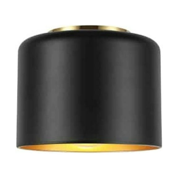 EMI-81FH-AGB-MB Dainolite Emilia - 1 Light Flush Mount-Aged Brass Finish