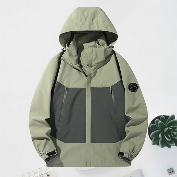 Pyhlmscde Women's Spring And Autumn Outdoor Camouflage Hooded Windproof And Mountaineering Light And Breathable Large Size Long Sleeved Sports Jacket, Fleece Jacket Women,Corduroy Shacket Women