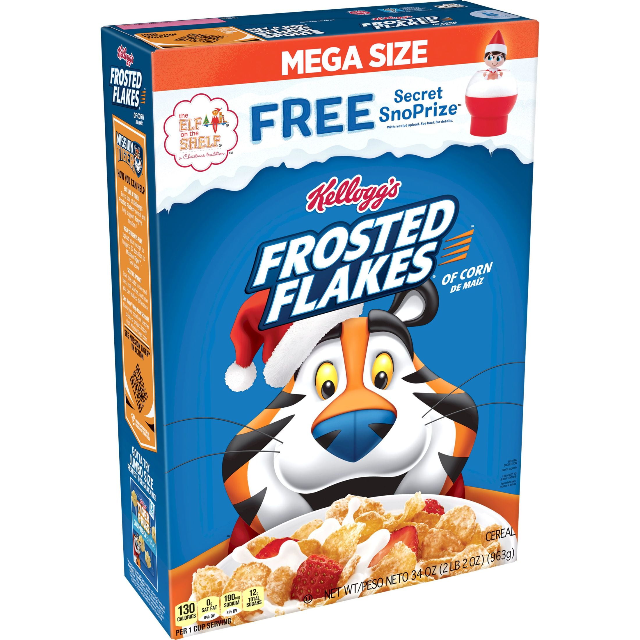 Kellogg s Frosted Flakes Cold Breakfast Cereal Original 34 Oz Kellogg s Frosted Flakes Cold Breakfast Cereal Original 34 Oz