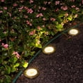 thumbnail image 2 of Solar Ground Lights, 8 Pack 8 LED Solar Garden Lights Outdoor Waterproof Warm White Landscape Lighting for Yard Walkway Patio Lawn Driveway Deck, 2 of 14