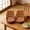 Brown, variant on Bear Shape Stackable Bone Dish Kit 5.9×5.31in, 8Pcs Plastic Scrap Plates with Matching Storage Base, Multipurpose Tabletop Fruit Snack Dessert Serving Tray for Home Dinner & Party.Yellow