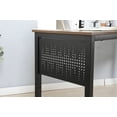 thumbnail image 4 of Desk, Table, Computer Desk, Home Office Desks with Metal Decorative Panel, Gaming Desk, 63x24 inches Industrial Retro Style Office Computer Workstation for Bed Room Living Room Office, Black, 4 of 6