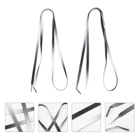 1 Pair Flat Colorful Shoe Laces Universal Elastic Shoelaces Shoestring Shoe Tie for Kids Adults Sneaker Sports Running Shoes Casual Shoes ( 140cm )