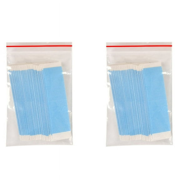 72Pcs/Lot Strong Wig Tape Double Sided Adhesive Extension Hair Tape Strips Waterproof for Toupee/Lace Wigs Film Adhesive