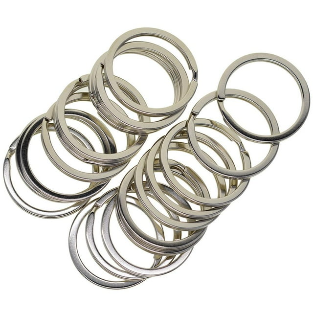 jifeng Various Split Key Rings Keys Chain Bag Charms Clasp flat round circle clip 1 1