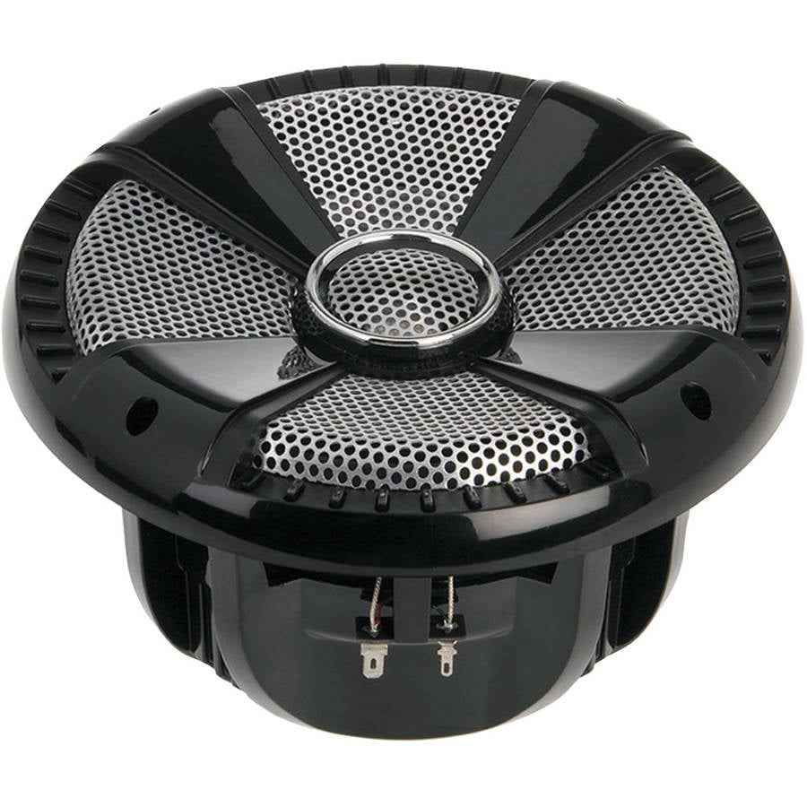 Marine Boat LED Light Black Speakers 