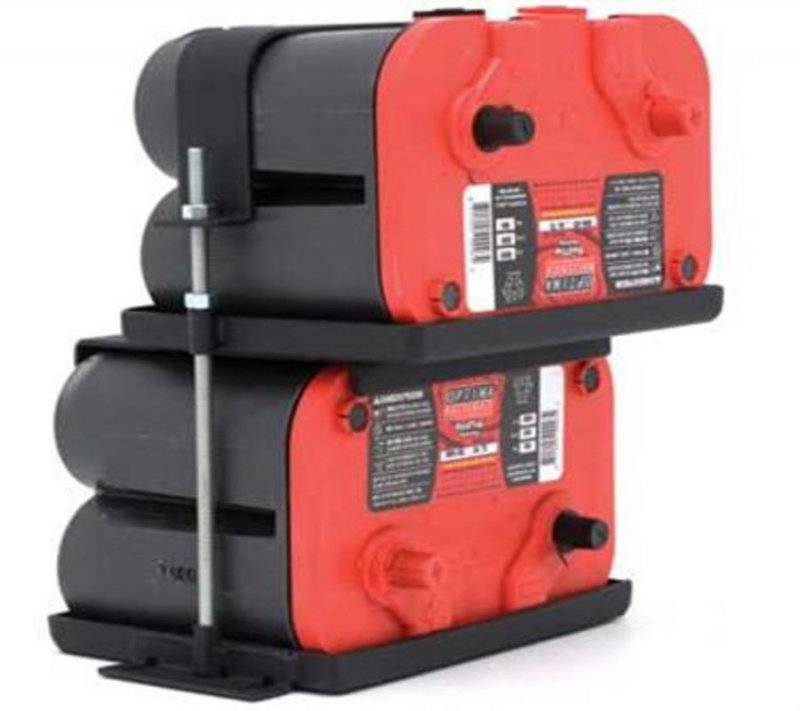 Smittybilt 19972006 Fits Jeep Wrangler TJ LJ Dual Battery Tray 2800