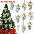 thumbnail image 3 of Christmas tree decoration, gingerbread man wooden pendant set, 24 piece set, 3 of 15