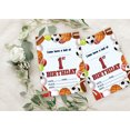 thumbnail image 4 of Darling Souvenir Multicolor Birthday Invitation Card 28 Pcs Fill or Write In Blank Invites Printable Party Supplies 5 x 7 Inches, 4 of 5