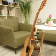 thumbnail image 3 of yeacher Solid Wood Guitar Wall Mount with Silicone Padding, Adjustable for Acoustic/Electric Guitars & Bass, Anti-Slip Design, Fits 3.5cm Desktops, RGT-4W Model, 3 of 6