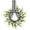 Black White Buffalo Plaid row, variant on Mini Christmas Cabinet Wreaths with Linen Ribbon Bow, Farmhouse‑Style 10.2 Inch Artificial Xmas Hanging Wreath, Festive Decor for Kitchen Cabinets, Front Doors & Windows