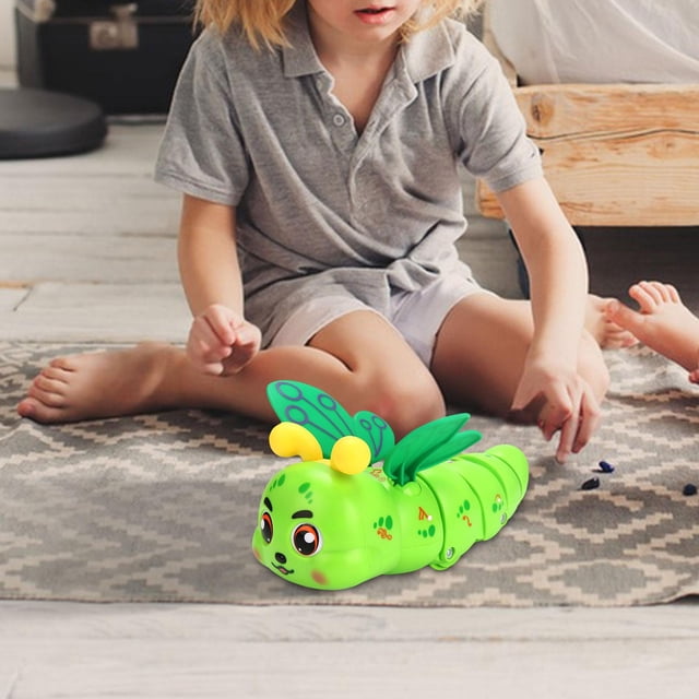 Juguete eléctrico de animales para gatear con música y luces, juguetes educativos de aprendizaje temprano para niñas y niños, regalos de cumpleaños