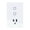 White 2Gang, variant on Melery Matter Smart Outlet WIFI Tuya US Plug Glass Panel Voice Remote, Light Switch Works with Smart Home Assistants