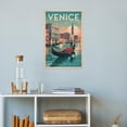 thumbnail image 4 of Venice Retro Travel Poster Vintage Italian City Tourism with Gondolas & Romantic Canals Canvas Poster, 4 of 8
