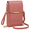 Deep Pink, variant on Touch Screen Mobile Phone Messenger Bag, Women's Touch Screen Crossbody Phone Purse with Shoulder Strap for Everyday Travel