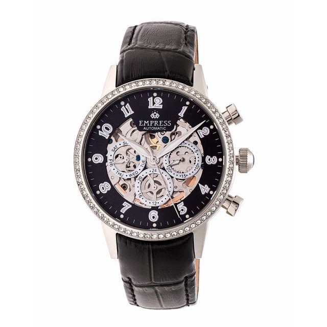 Reloj Empress Beatrice EMPEM2002 Correa de cuero Negro/Negro