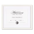 thumbnail image 2 of DAX Wood Gallery Frame with Beveled Mat, 11 x 14, White, 2 of 2