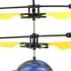 thumbnail image 4 of Juguetes de máquina voladora Luces deslumbrantes Control remoto Inducción Modo dual Little Man Flying Machine Toys Azul, 4 of 5