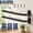 Black, variant on Adjustable French Door Curtain Rod 18"-32", 3/8" Diameter Black Cafe Curtain Rods for Window and Door, 4 Pack