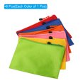 thumbnail image 3 of Unique Bargains Waterproof Zipper File Bags, A5 Document Holders for Office, Multicolor 6 Pack, 3 of 6