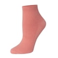 thumbnail image 7 of Hanes Women's Originals Supersoft Ankle Flat Knit Socks, Extended Size 6-Pack, 7 of 7