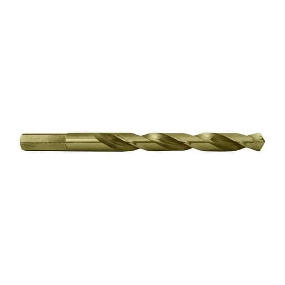 Cle-Line Hex Shank Drill,19/64",Cobalt C10615