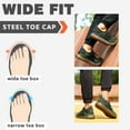 thumbnail image 4 of Work Shoes Men's Lightweight Steel Toe Shoes Sporty Wide Feet Non-Slip Safety Shoes 5.5-11.5, 4 of 7