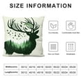 thumbnail image 5 of Leisuo Deer Throw Pillow Cover Pine Forest and Birds Fabric for Couch Bed Sofa Car Waist Cushion Cover Pillow Case, 5 of 5