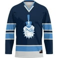 thumbnail image 2 of Men's GameDay Greats Navy Citadel Bulldogs Hockey Jersey, 2 of 4