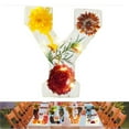 thumbnail image 2 of Binwennn Handmade Floral Night Light Floral Resin Night Light Letter Floral Resin Night Light Flower Resin Letters With LED Light Floral Resin Letter Nightlight Motion Night Light Plug in Night Light, 2 of 3