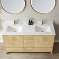 thumbnail image 6 of Miseno Mv799060 Zaragoza 60" Free Standing Double Basin Vanity Set - Washed Ash, 6 of 7