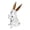 K, variant on HCTSHG Glass Bunny Crystal Rabbit Figurine, Collectible Spring Easter Bunny Decorations, Glass Art Animal Paperweight, Easter Home Decor, Creative Gift Idea, Tabletop Decor, and Glass Sculpture