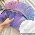 thumbnail image 4 of Cal.King Size Fitted Sheet Set - Purple Lavender 3 Piece Bedding Sets 16" Deep Pocket Fitted Sheet with 2 Pillowcases, Spring Country Oil Painting Butterfly Flower Brushed Microfiber Hotel Bed Sheets, 4 of 9