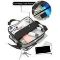 thumbnail image 4 of Clear Crossbody Bag, EEEkit Transparent Shoulder Bag, Stadium Approved Tote Bag for Men and Women, Sporting Events Use, 4 of 7
