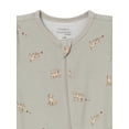 thumbnail image 6 of Modern Moments by Gerber Neutral Two-Way Zip Viscose Sleep ´N Play Footed Pajama, 2-Pack, Sizes Newborn - 24 Months, 6 of 8