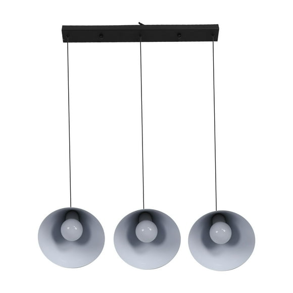 Pendant Lights Kitchen Island, 3 Lights Iron 3 Colors Temperature Hanging Pendant Lamp Modern Innovative Nordic Style Linear Chandelier for Kitchen Living Room Hallway Bedroom