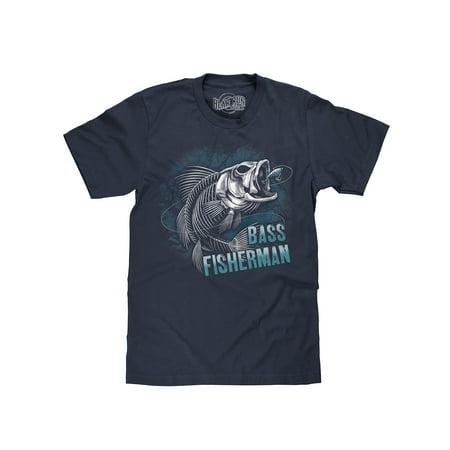 BEAR RUN Men s Bass Fisherman Skeleton Graphic T-Shirt (XXL)