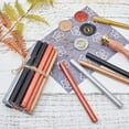 thumbnail image 4 of 20 Pieces Glue Sealing Wax Sticks 11mm Wax Sealing Sticks 4 Colors for Wax Seal Stamp Sealing Letter Wedding Invitation锛圔lack+Brown+Silver+Red锛?DIY, 4 of 9