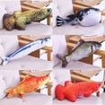 thumbnail image 5 of Juguete creativo de imitación de pez para morder, juguete de peluche, molares de pez con hierba gatera, divertido palo para gato, 5 of 5