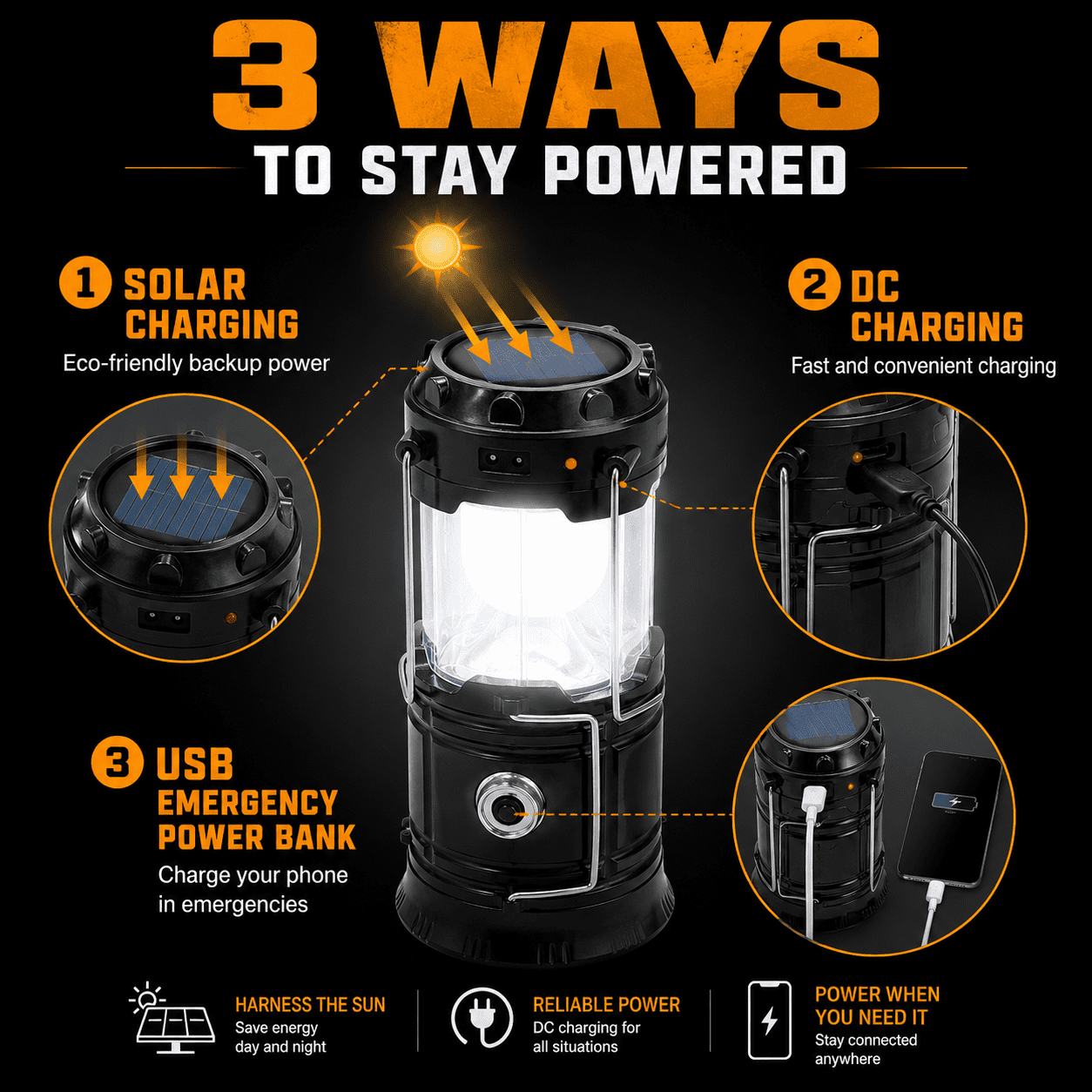 BEEPRINCESS 4 Pack LED Camping Lantern, Solar and Rechargeable Lantern Flashlight Collapsible and Portable Light for Camp/Hiking/Emergency/Hurricanes/Storm