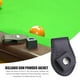 thumbnail image 1 of Magnético 8 bolas Snooker Cue soporte para tiza accesorios de billar (negro), 1 of 5