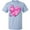 AE-Light Blue, variant on Inktastic Breast Cancer Awareness Pink Ribbon Around Heart T-Shirt