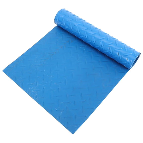 PTOOTP Pool Step Mat in Blue PVC for Anti-Skid and Easy Maintenance
